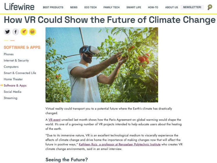 How VR Could Show the Future of Climate Change | Groove Jones