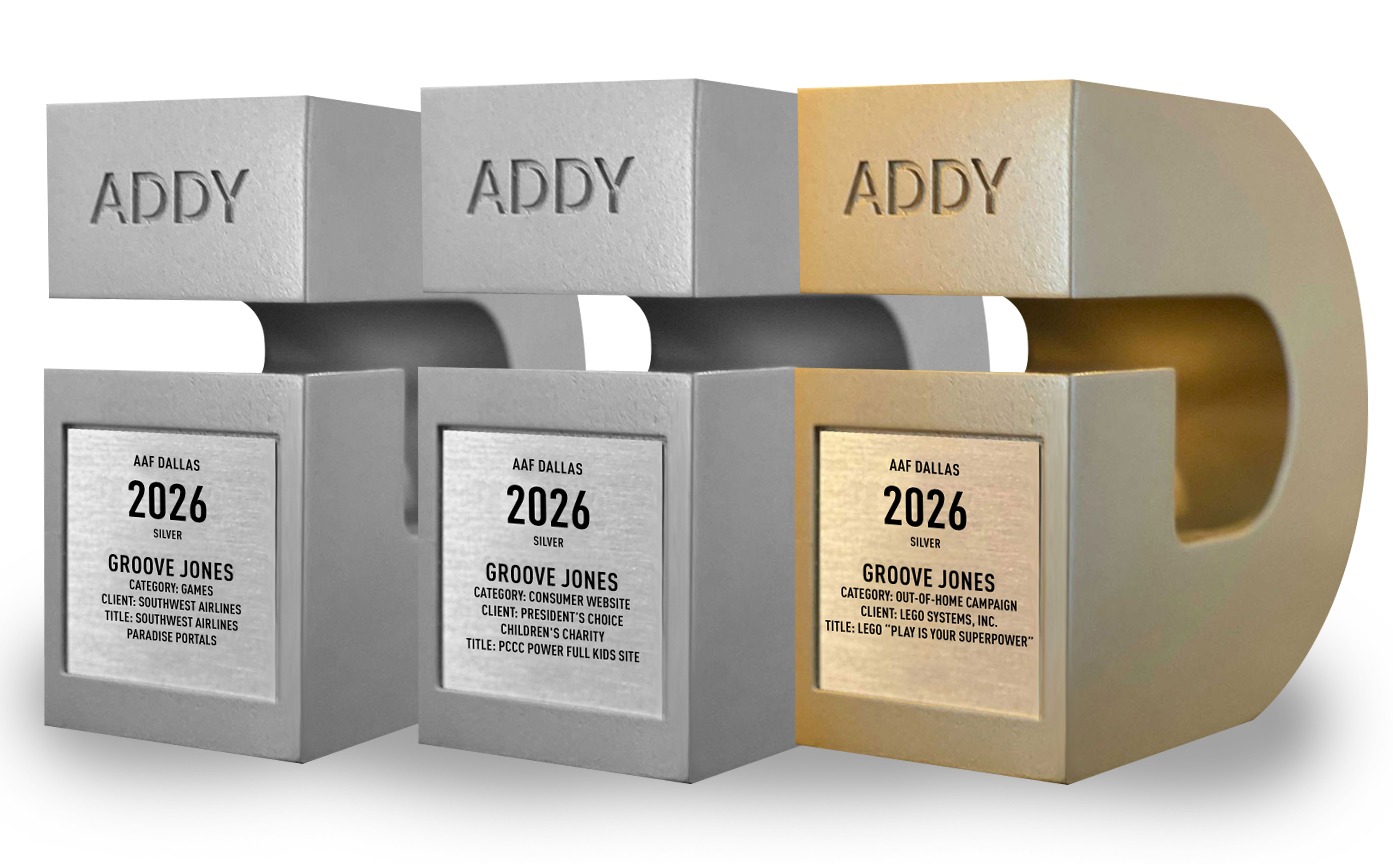 Dallas AAF 2026 Addy Awards – Groove Jones Wins Gold and Two Silver ...