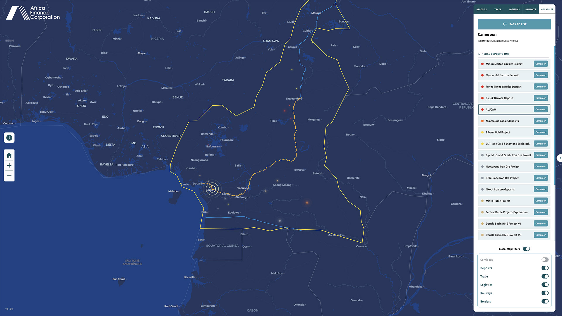 Interactive Data Map